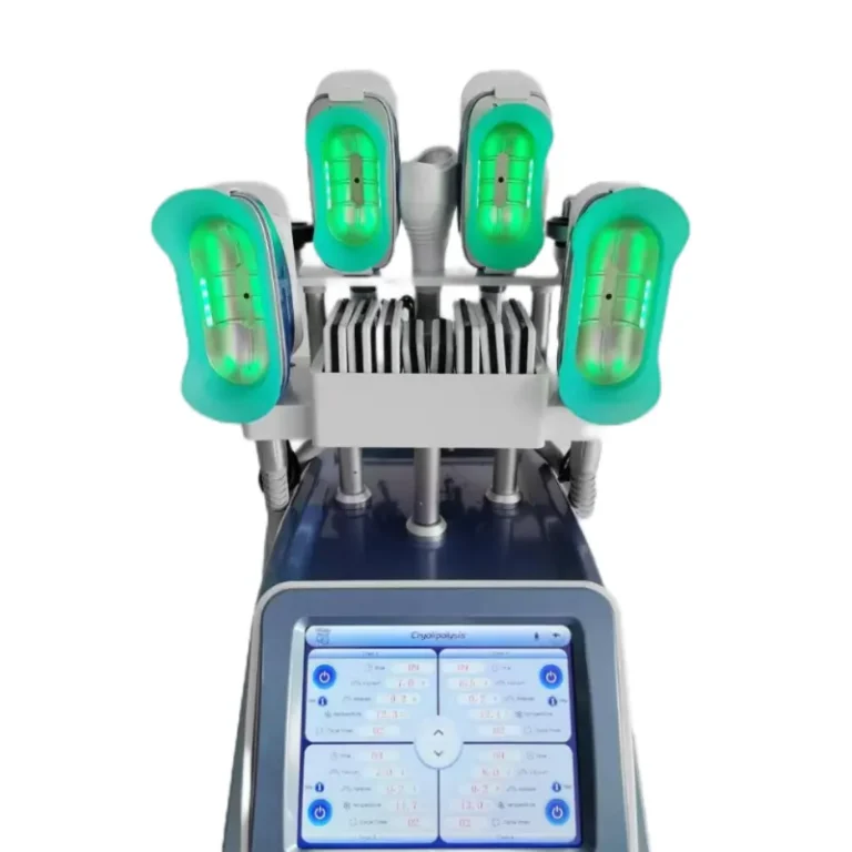 Professional cryolipolysis device for slimming treatments in beauty clinics