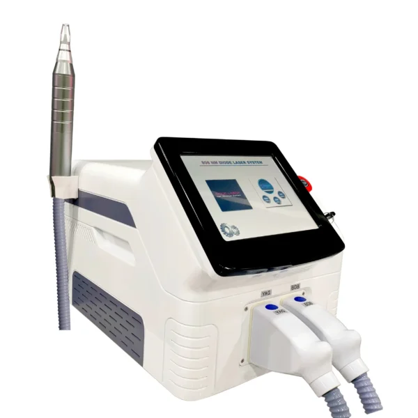 2-in-1 Nd:YAG and Diode Laser for pigmentation treatment and skin brightening and hair remove