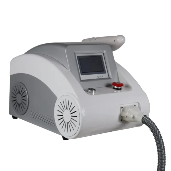 Q-Switched Nd:YAG Laser treating pigmentation issues like freckles and sunspots.