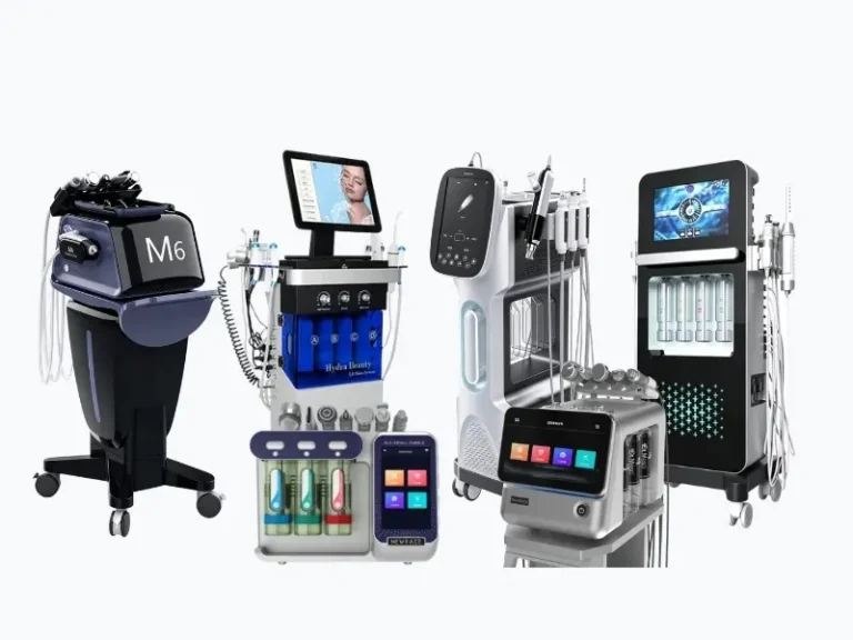 Hydrafacial machine for facial skin treatment